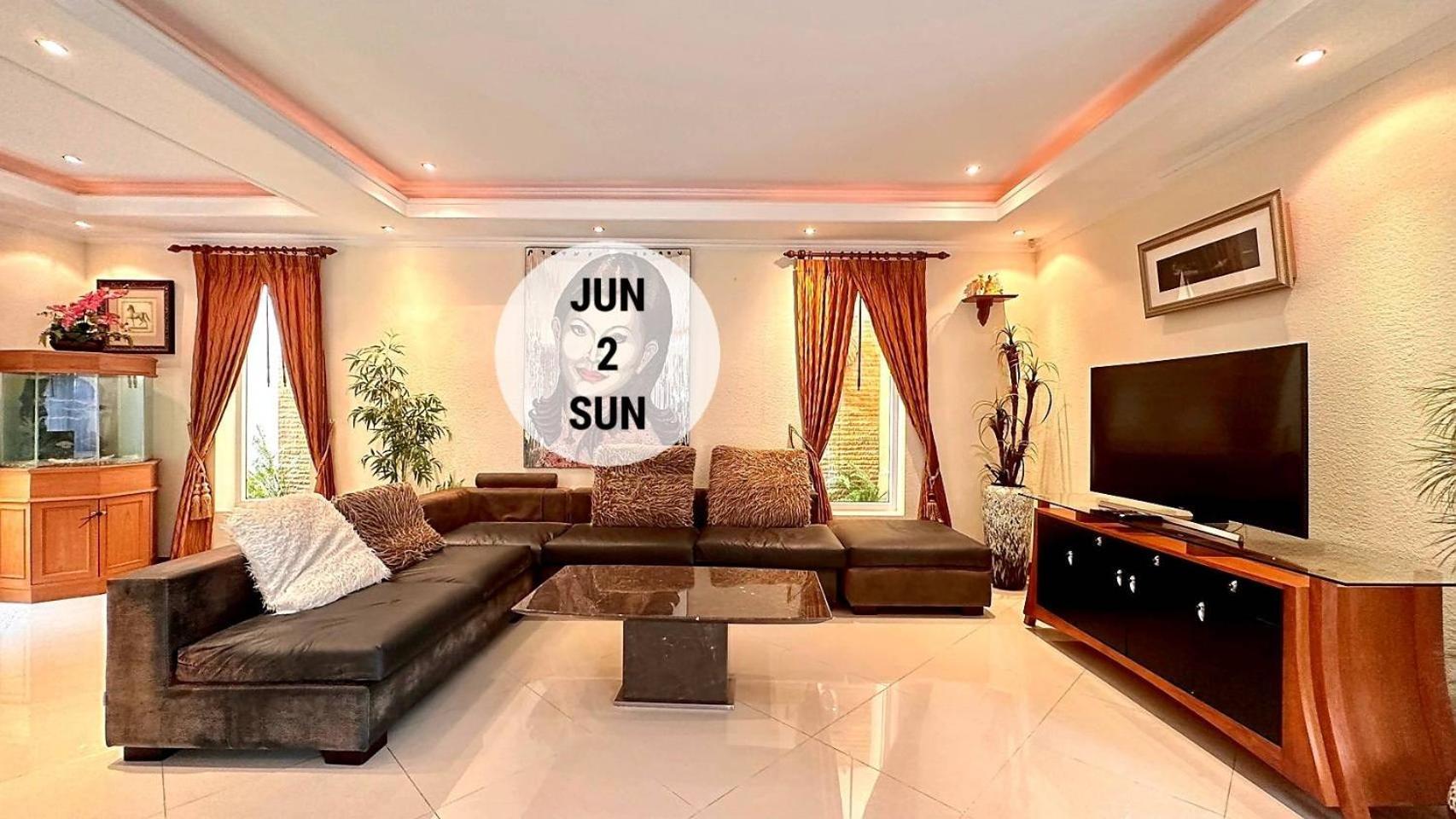 Luxury & Huge Garden Pool Semi-4bed Near & Walking Street